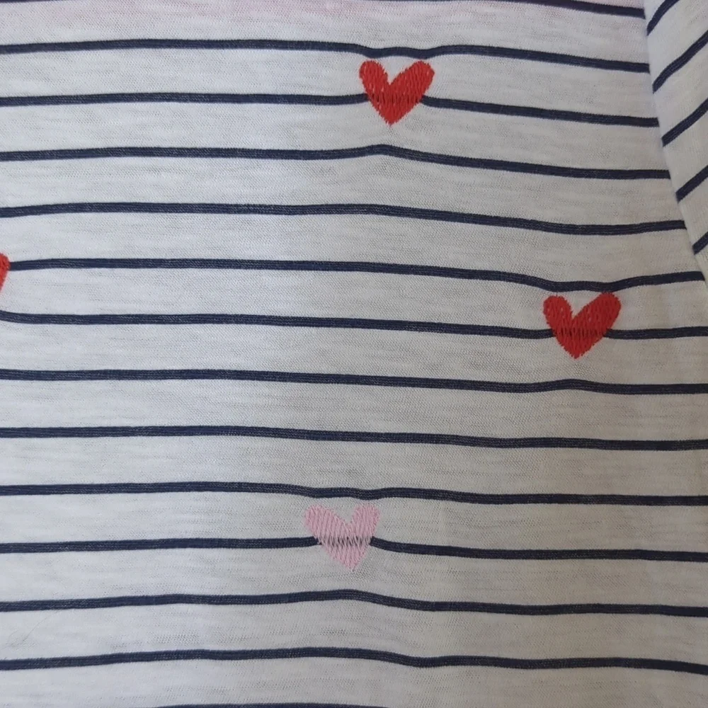 Loft Cotton Top Small Black And White